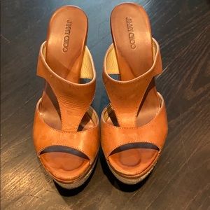 Jimmy Choo Tan Wedge